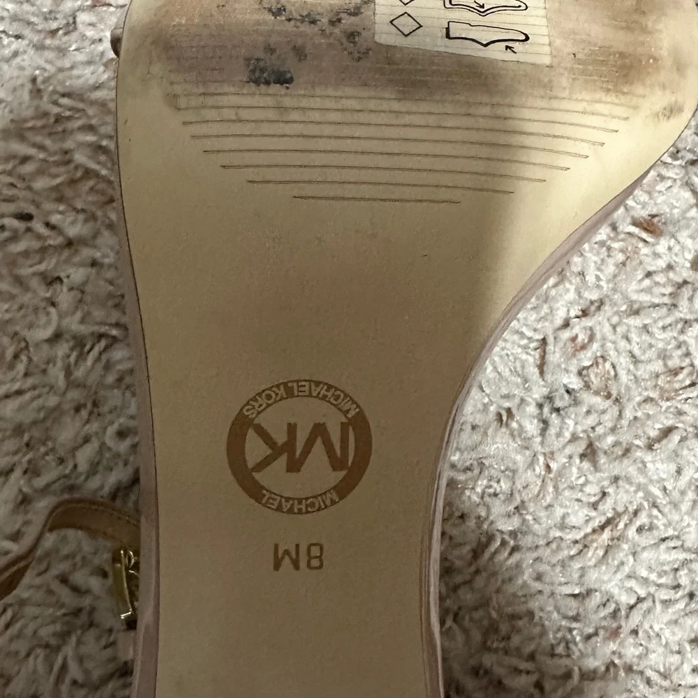Michael Kors Women's Beige Heels - Picture 2 of 4